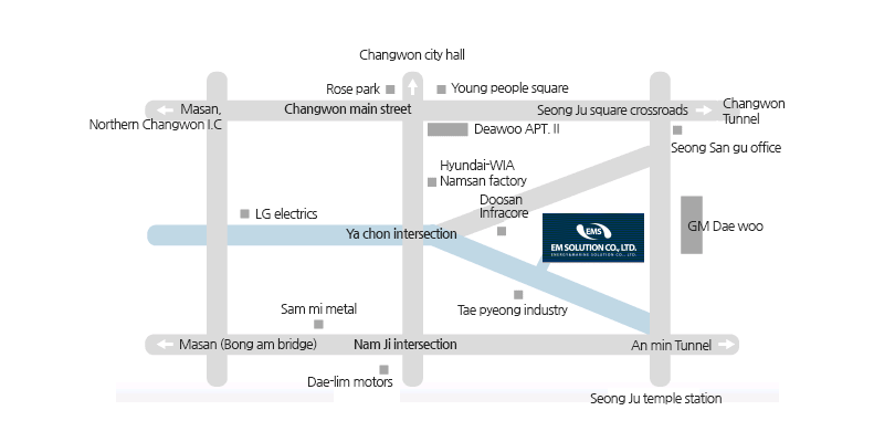 Changwon Headquater map